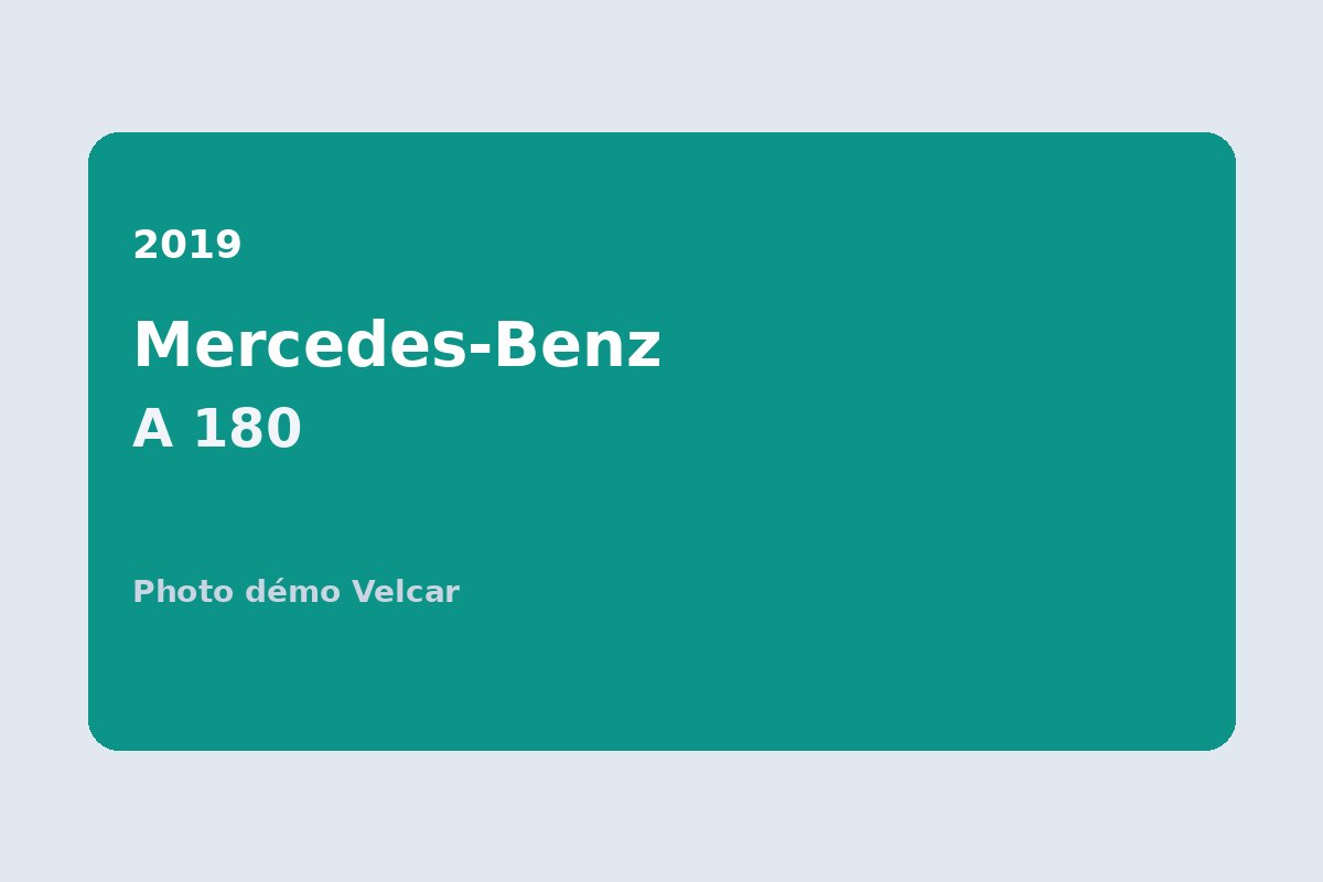2019 Mercedes-Benz A 180