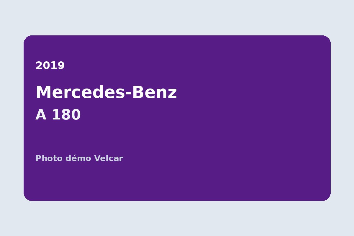 2019 Mercedes-Benz A 180